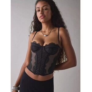 OUT FROM UNDER Modern Love Urban Outfitters Corset Top Size XL